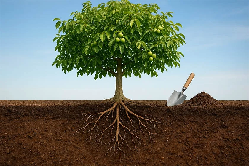 بهترین خاک و کود برای درخت گردو - بهترین خاک برای درخت گردو1 بهترین کود برای درخت گردو در فصلهای مختلف