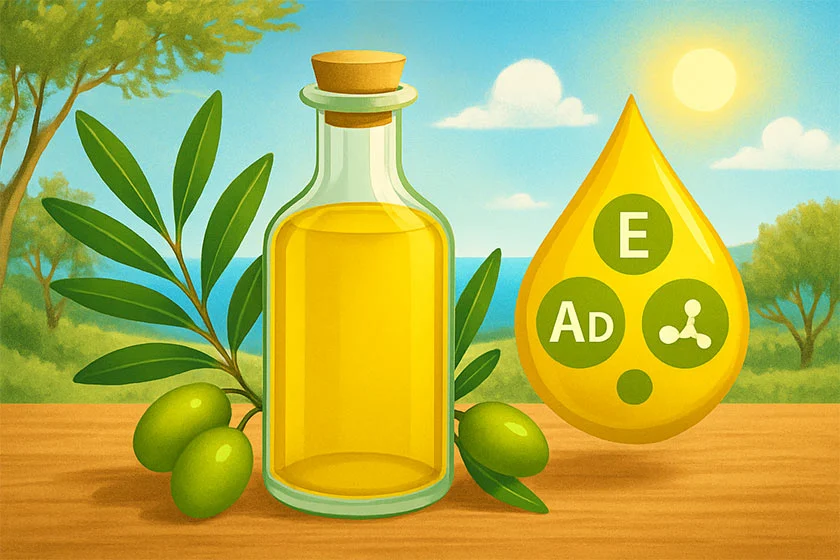 بهترین روغن زیتون برای پوست، مو و ماساژ - ترکیبات اصلی بهترین روغن زیتون برای پوست و مو ترکیبات اصلی بهترین روغن زیتون